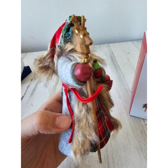 Hallmark 2022 19th Father‎ Xmas ornament new tree deer stag basket - Picture 8 of 11